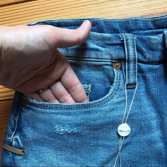Blank NYC Retro High Waist Denim Shorts, NWT, 25 - Picture 12 of 13